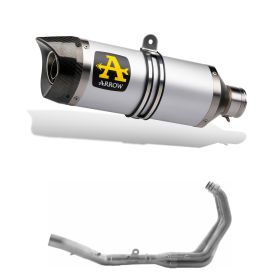 ARROW Thunder Endkappen-Kit mit Schalldämpfer und Katalysator-Kit Yamaha MT-09
