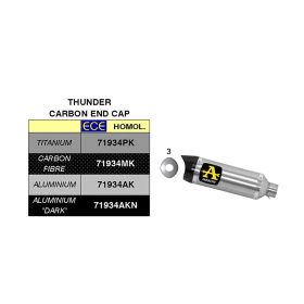 ARROW Thunder Aluminium-Endkappen-Kit mit Sammlerkits für Yamaha TRACER 9 GT