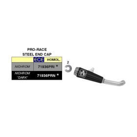 Marmitta slip-on ARROW pro-race nichrom scuro per KTM Duke 125