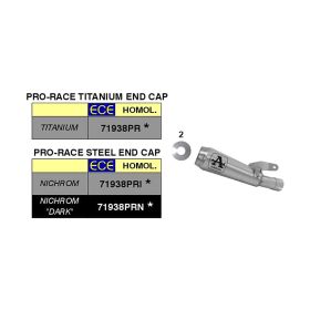 Marmitta slip-on ARROW pro-race nichrom per Suzuki Gsx-s 1000 gx