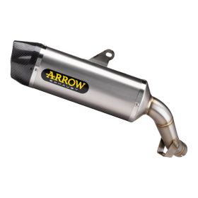 Marmitta slip-on ARROW indy-race in titanio con fondello per Kawasaki Versys 1000