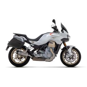ARROW Indy-Race Slip-On-Auspuff aus Titan mit Endkappe für Moto Guzzi V100 Mandello