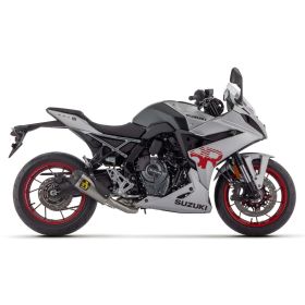 ARROW Komplettauspuff Titan mit Carby-Endkappe für Suzuki Gsx-8r