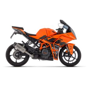 Marmitta slip-on ARROW indy race evo titanio con fondello carby per KTM Rc 390