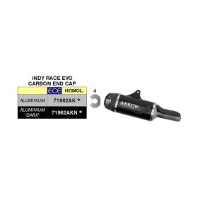Échappement ARROW indy race evo slip-on en aluminium avec cap pour Honda CB 750 Hornet