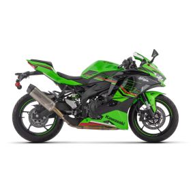 ARROW Indy Race Evo Titan Slip-On Auspuff mit Carby-Endkappe für Kawasaki ZX-4R