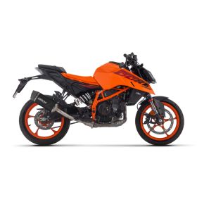 Silencieux ARROW indy race evo slip-on en aluminium noir et embout pour KTM Duke 390