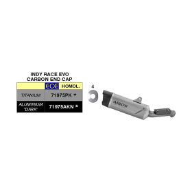 Silencieux ARROW Indy Race Evo en titane avec embout pour Husqvarna Svartpilen 801