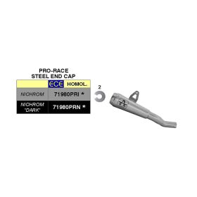 ARROW Pro-Race Nichrom Slip-On Auspuff für Honda CBR 500 R