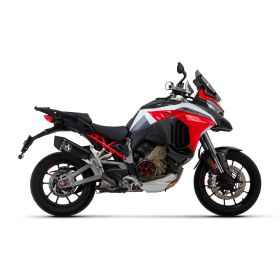 ARROW Dunkel-Titanium Slip-On Auspuff für Ducati Multistrada V4 1100