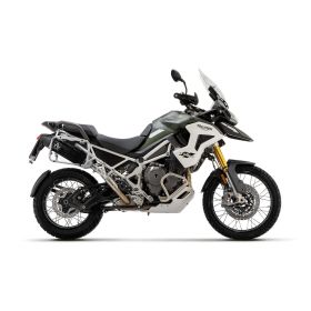 Marmitta slip-on ARROW in alluminio scuro per Triumph Tiger 1200