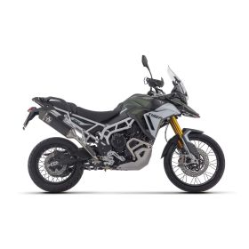 Échappement ARROW slip-on en aluminium noir pour Triumph Tiger 900