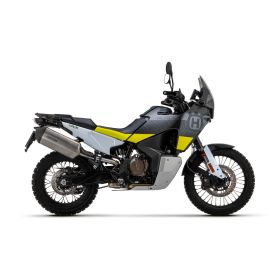 Marmitta slip-on ARROW sonora titanio con fondello carby per Husqvarna Norden 901