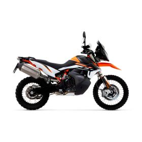 Marmitta slip-on ARROW sonora titanio con fondello per KTM 890 adventure / r / smt