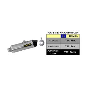 Race-Tech ARROW Aluminum Exhaust Kit with End Cap and Connector for KTM 690 Enduro R
