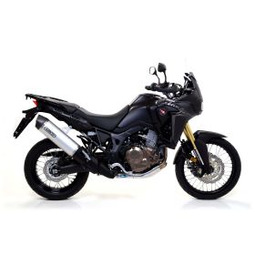Silencieux ARROW slip-on maxi race-tech et embout pour Honda Africa Twin CRF 1000 L