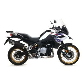 Silencieux ARROW Slip-On Maxi Race-Tech en aluminium noir et embout pour BMW F 850 GS