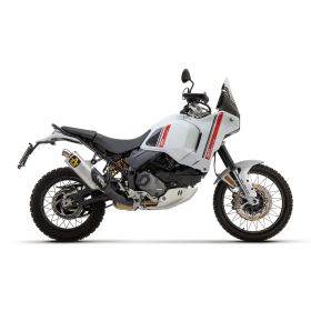 Silencieux Slip-On ARROW Indy aluminium et embout acier inoxydable Ducati Desert X 950
