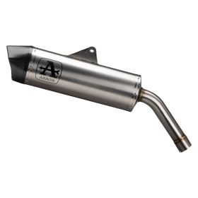 Silencieux ARROW slip-on maxi race-tech en titane avec embout en carbone pour BMW F 850 GS