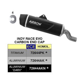 Silencieux ARROW Indy Race Evo Slip-On en aluminium avec embout pour Benelli Trk 502 X