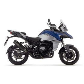 ARROW Indy-Rennsport Evo Dunkel Aluminium Slip-On-Auspuff und Endkappe für QJMOTOR SRT 800