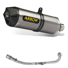 Marmitta slip-on Race-Tech ARROW in titanio e fondello e kit collettori  per Yamaha TMAX 530