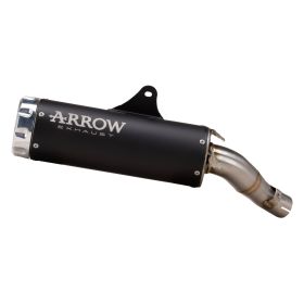 Silencieux ARROW Rebel Slip-On avec embout en aluminium brillant pour Honda CMX 500 Rebel
