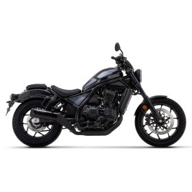 Échappement ARROW rebel slip-on avec embout en aluminium noir pour Honda CMX 1100 Rebel