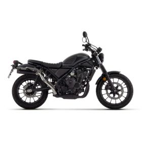 Marmitta slip-on ARROW rebel con fondello in alluminio scuro per Honda Cl 500