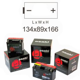 ASAKI 404250355 Motorcycle battery