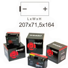 ASAKI 404251085 Motorcycle battery