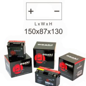 ASAKI 404251110 Motorcycle battery