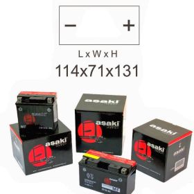 BATTERIA CBTX7L-BS CON ACIDO A CORREDO