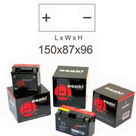 Motorrad batterie ASAKI 404251255