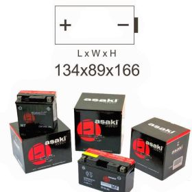 ASAKI 404251375 Motorcycle battery