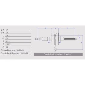 ATHENA Kurbelwellenhub 37,40 Stift 10 109,70 mm für Suzuki