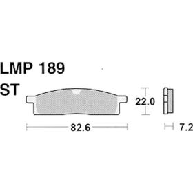 MOTORRAD BREMSBELäGE AP RACING LMP189