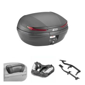 GIVI V45 ARENA Kit de Top Case Noir Rouge 45L pour BMW