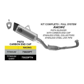 Marmitta completa ARROW Pista racing titanio per Yamaha TMAX 560