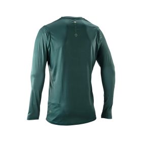 LEATT Gravity 2.0 Maillot VTT Blanc Sapin Vert pour Trail Manches Longues UPF 50