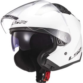 Casco Jet LS2 OF600 COPTER II Solid Bianco Lucido