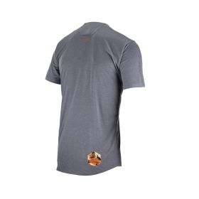 Maglia MTB LEATT All-Mountain 2.0 grigio traspirante in TENCEL™ con maniche a T