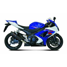 MIVV Black Slip-on Dual Exhaust homologiert für SUZUKI GSX-R 1000