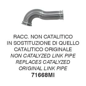 ARROW non-catalytic central connector for Ktm Duke/RC