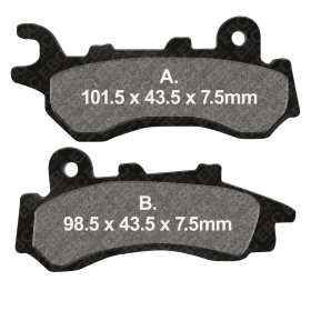 EBC Brake Pads SFAC723 Carbon Compound for Honda SH 125