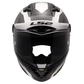 Casques Integraux LS2 FF805 THUNDER GP AERO Raute Blanc Brillant Gris