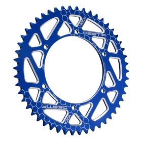 Corona Voca Racing 420 50 denti alu blu per Aprilia Sx 50cc