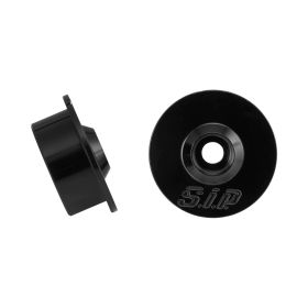 SIP MK II Lenker-Spiegelhalterungsset D.29,8mm Schwarz Aluminium