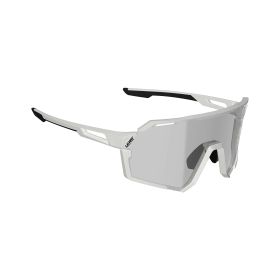 LEATT RideViz Pro Iriz Sonnenbrille Weiß Small Silber Linse 17%