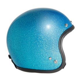 Jethelm 70'S Metalflake hellblau